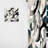 Abstract Neutral XIII - Abstract Geometric Curtain - Velvet Room Darkening - 1 panel-107826531