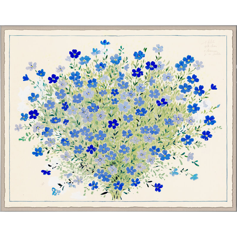 Geranium Print by Paule Marrot, Acrylic Box, 44" H x 56" W x 1.25" D