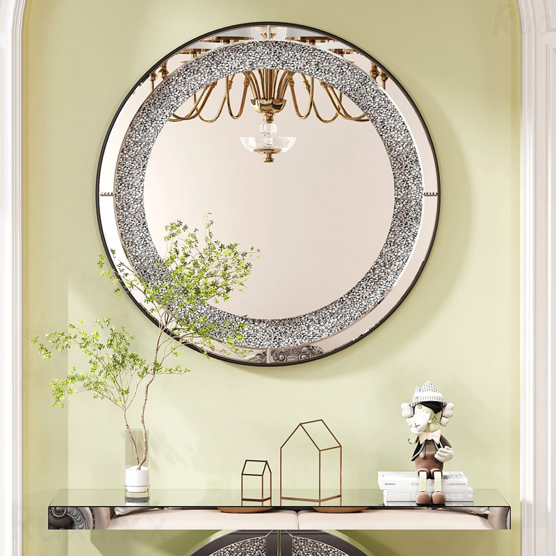 Miroir d'appoint 33,46 "Crystal Crush Diamond