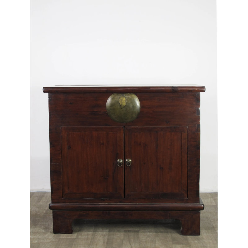 Early Solid Wood Accent Cabinet