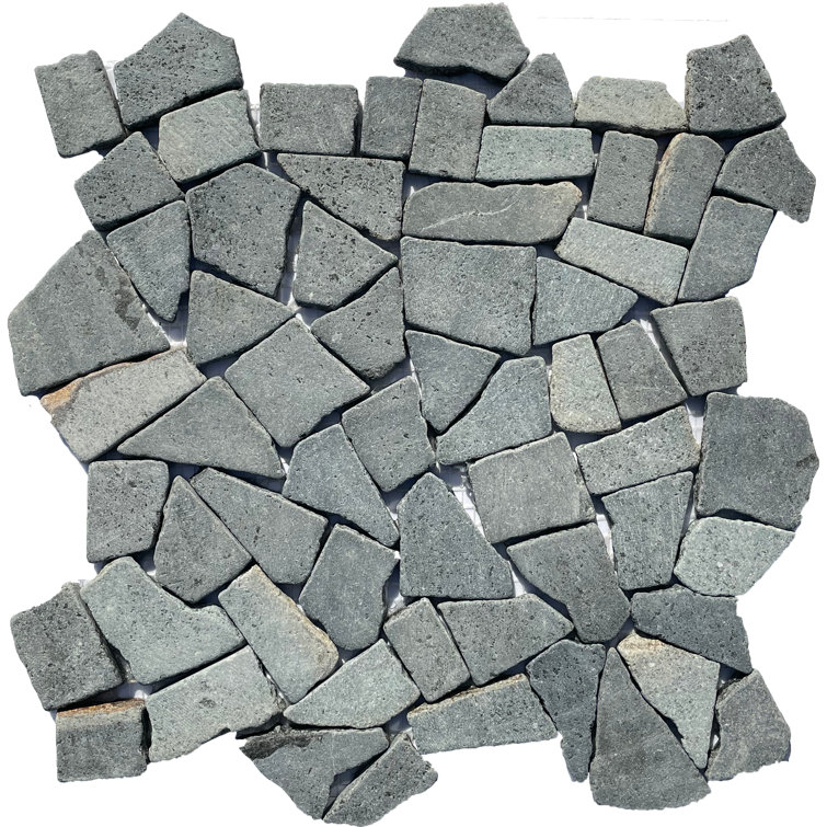 Vesuvio Random Sized Natural Stone Random Mosaic Wall & Floor Tile