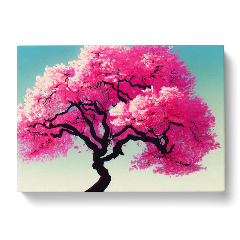 Inspirational Cherry Blossom Tree - Wrapped Canvas, 35cm H x 50cm W