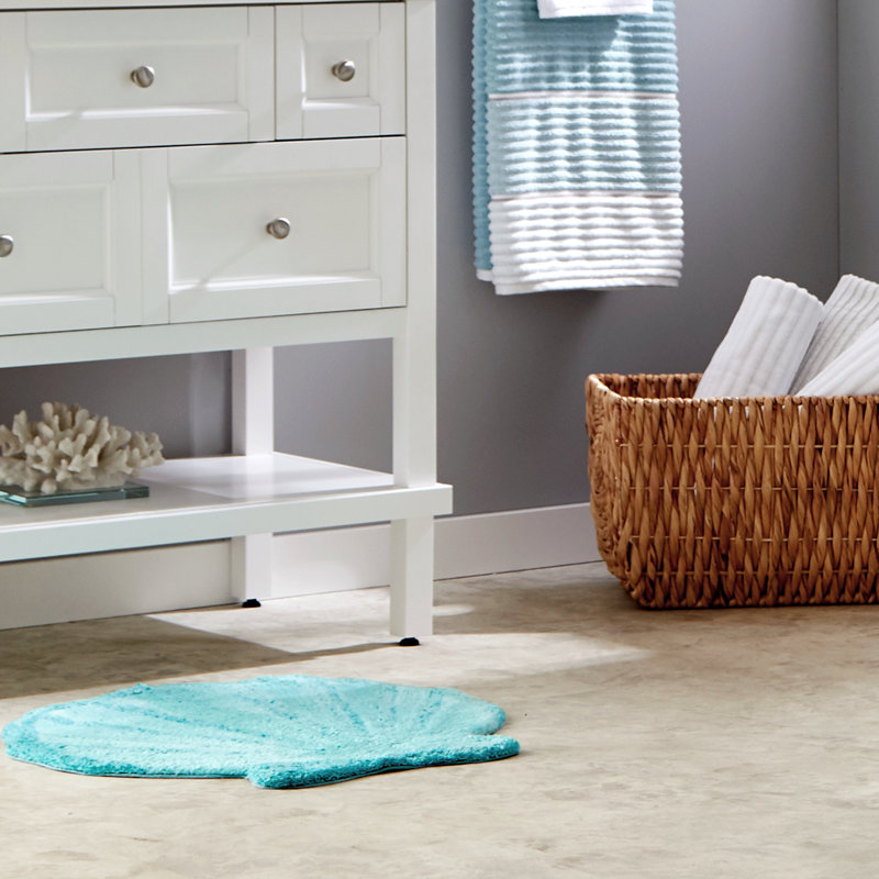 Elisa Cotton Blend Non-Slip Bath Rug