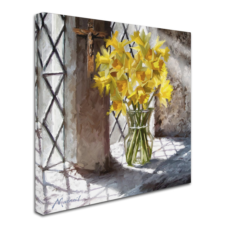 «Church Window» par Armand, reproduction sur toile, H 24 po x l 24 po x P 2 po