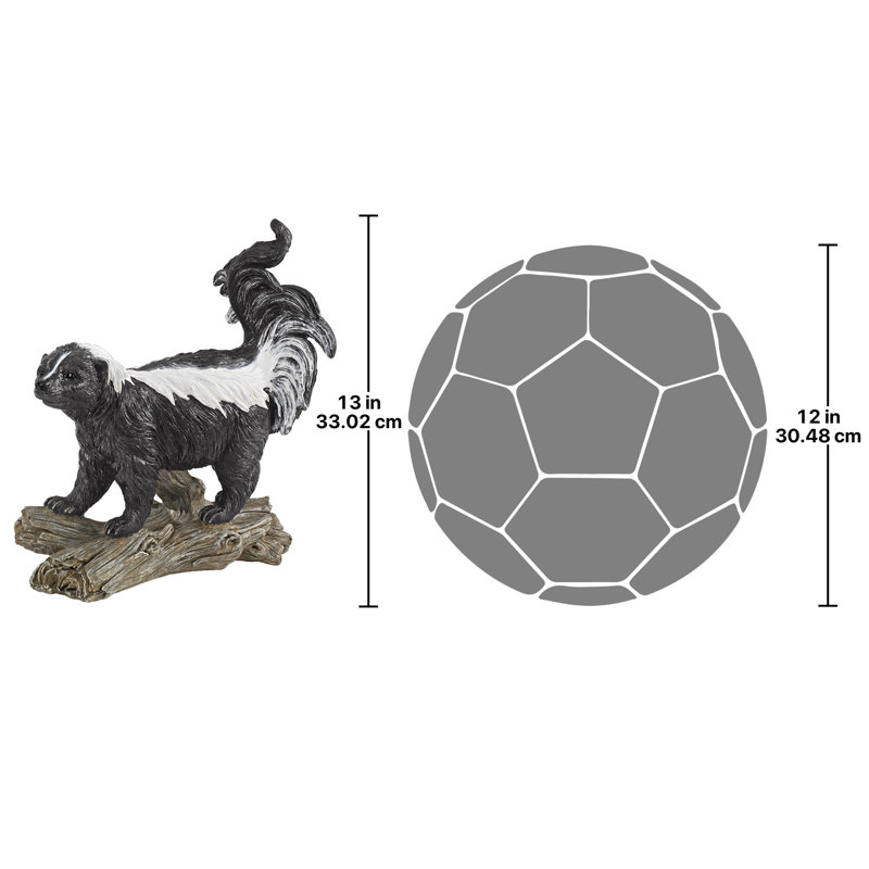 Stinky The Striped Skunk Statue