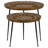 Arturas 2-piece Round Mango Wood Nesting Tables Honey-1084628494