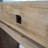 Rustic Wooden Console Table with 3 Drawers