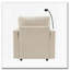 Chaise longue en chenille avec rangement-1153513379
