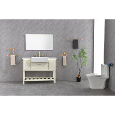 42 X 24Inch LED Mirror Bathroom Vanity Mirror With Back Light, Wall Mount Anti-Fog