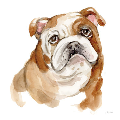 «Hendryx Dog Portrait III on Canvas» par Katrina Pete, reproduction