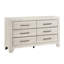 Commode de chambre à coucher en bois d'ingénierie contemporain chêne gris poussiéreux