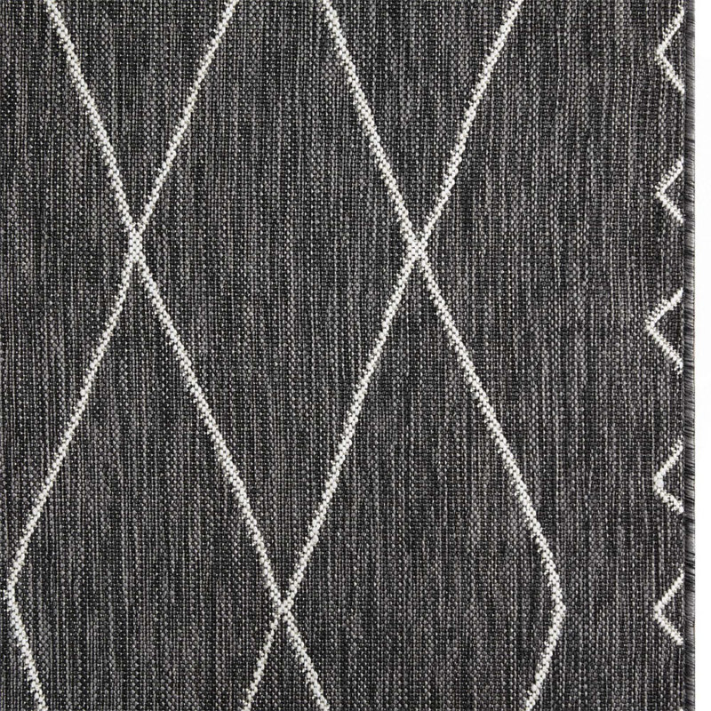Darya Moroccan Indoor/Outdoor Rug, Runner 2'7" x 6'10"