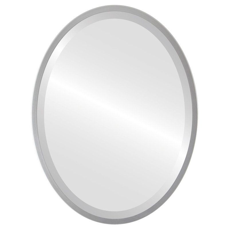 Miroir biseauté Javion, Jet argenté, H 17,12 po x l 21,12 po