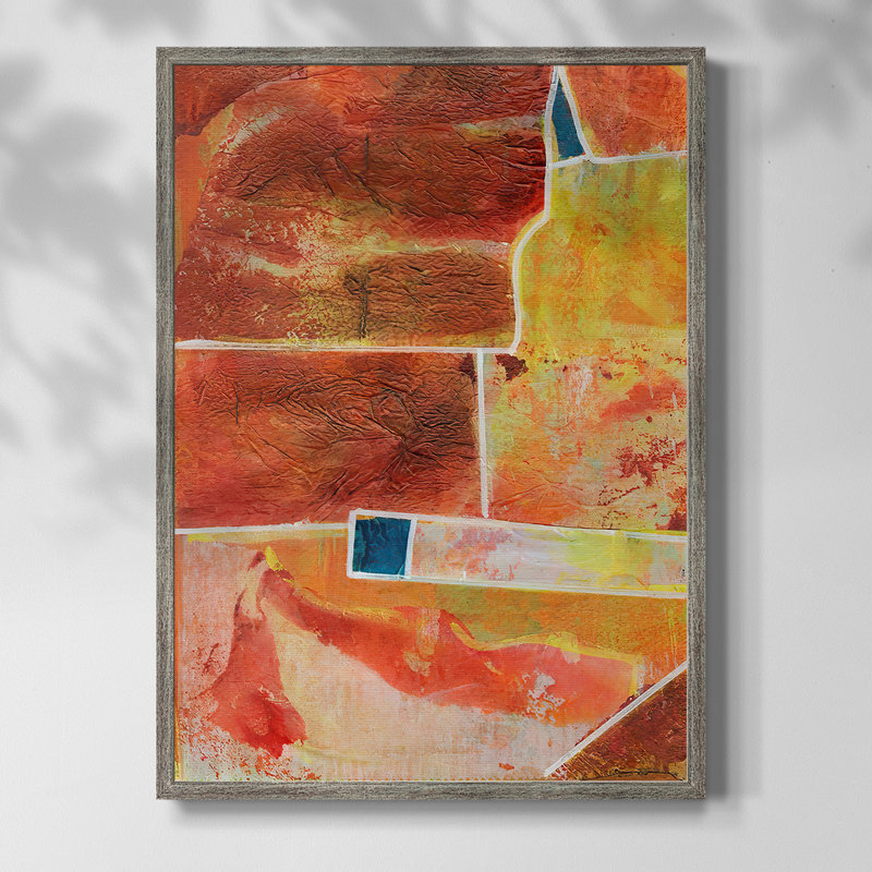 Primary Connection IV Framed Print - Solid Wood, 11" H x 9" W