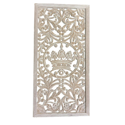 Regency 3D Art Panel Whitewash