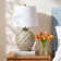Ceramic Table Lamp with Linen Shade