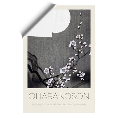 Blooming Plum Blossom Print by Ohara Koson - Frameless Print