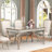 Adelais 59" Antique Mirrored Dining Table