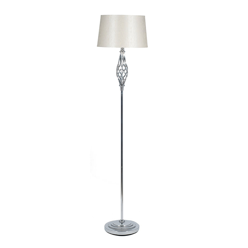 Sybill 157cm Silver Traditional Floor Lamp