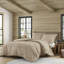 Édredon surdimensionné en chenille brun clair 2 pièces pour lit simple / simple TG, rembourrage, taies décoratives à boutons, chaleur supplémentaire, style et fonctionnalité des taies décoratives-122451693