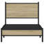 Borough Wharf Metal Bed Frame Without Mattress-1523187261-1523612040