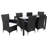 Daxin 6 - Person Patio Dining Set with Rectangular Table-51684230