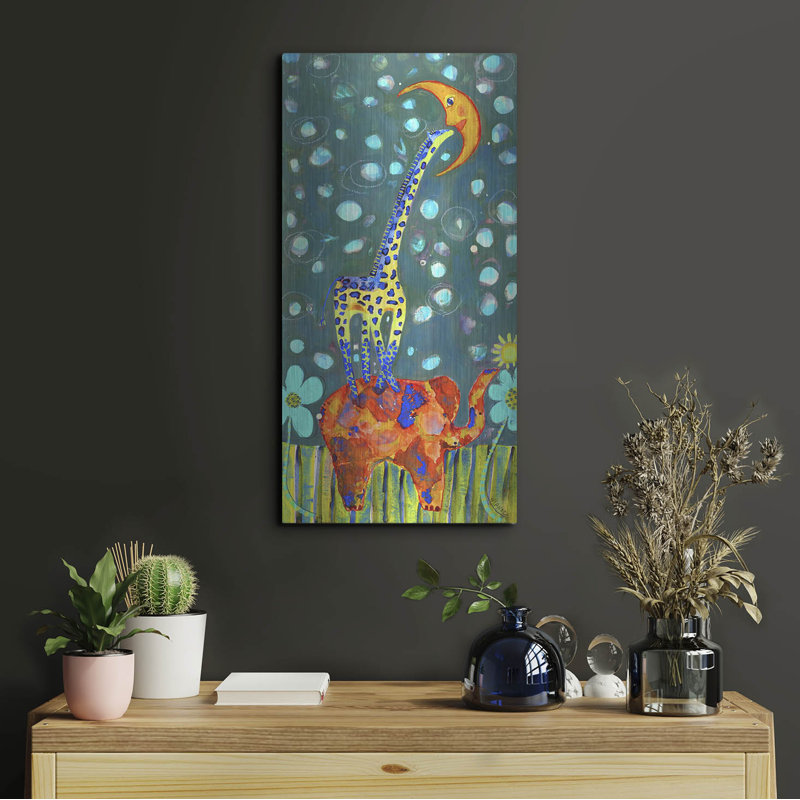 «Kiss The Moon» par Wyanne, H 24 po x l 12 po