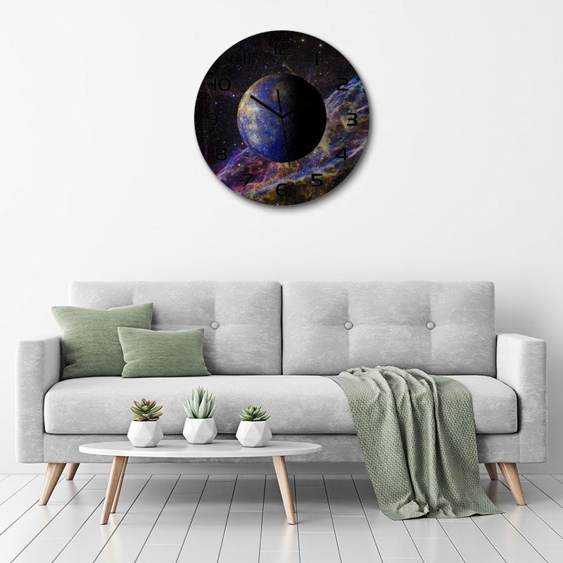 Johnchristian Glass Wall Clock