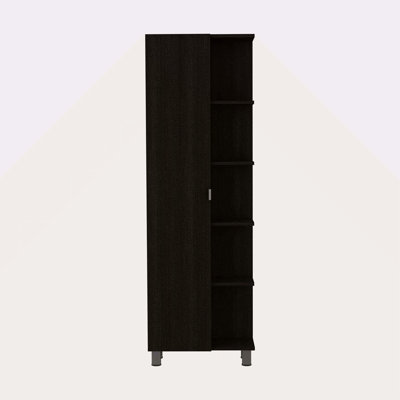 Armoire à linge à 5 tablettes