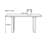 Simple rectangular solid wood mosaic dining table-429068133