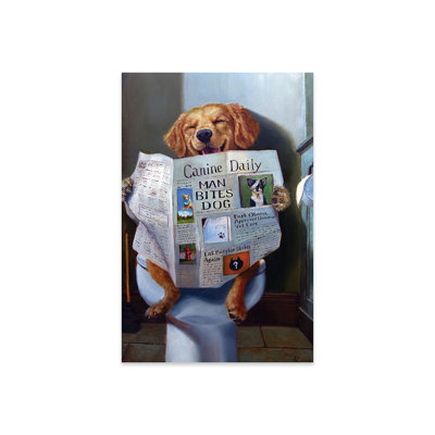 Dog Gone Funny by - Unframed Graphic Art