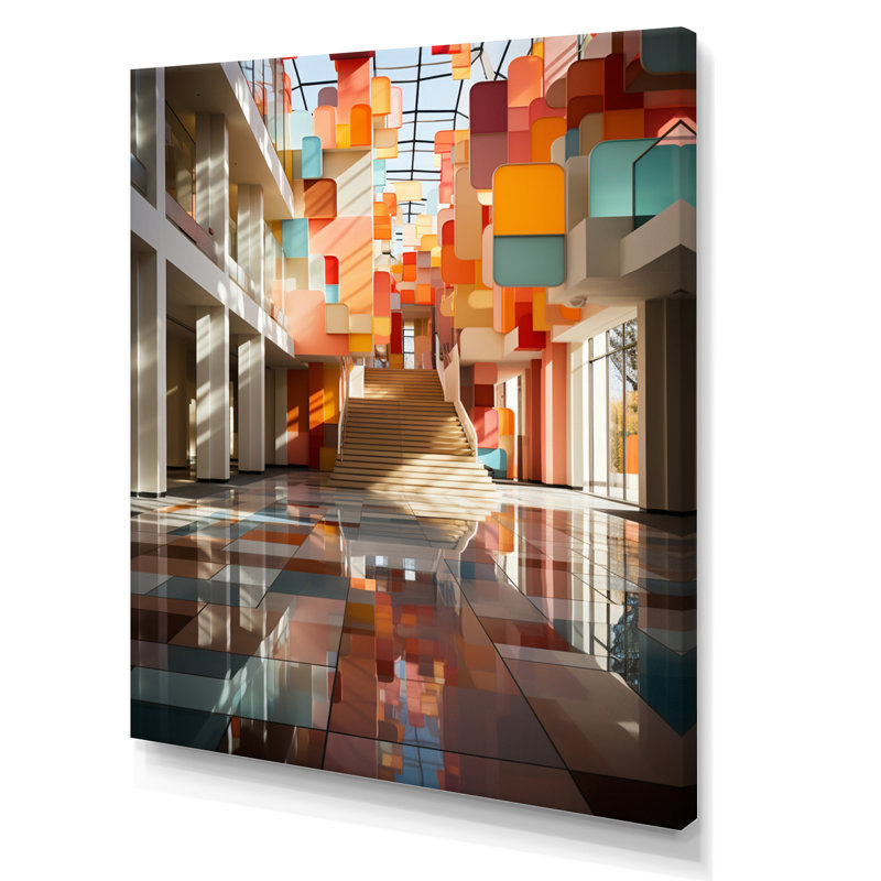 Architecture Institute of Technology I - Impression, H 20 po x l 12 po x P 1 po, Toile tendue