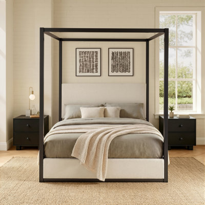 Eve Upholstered Canopy Bed