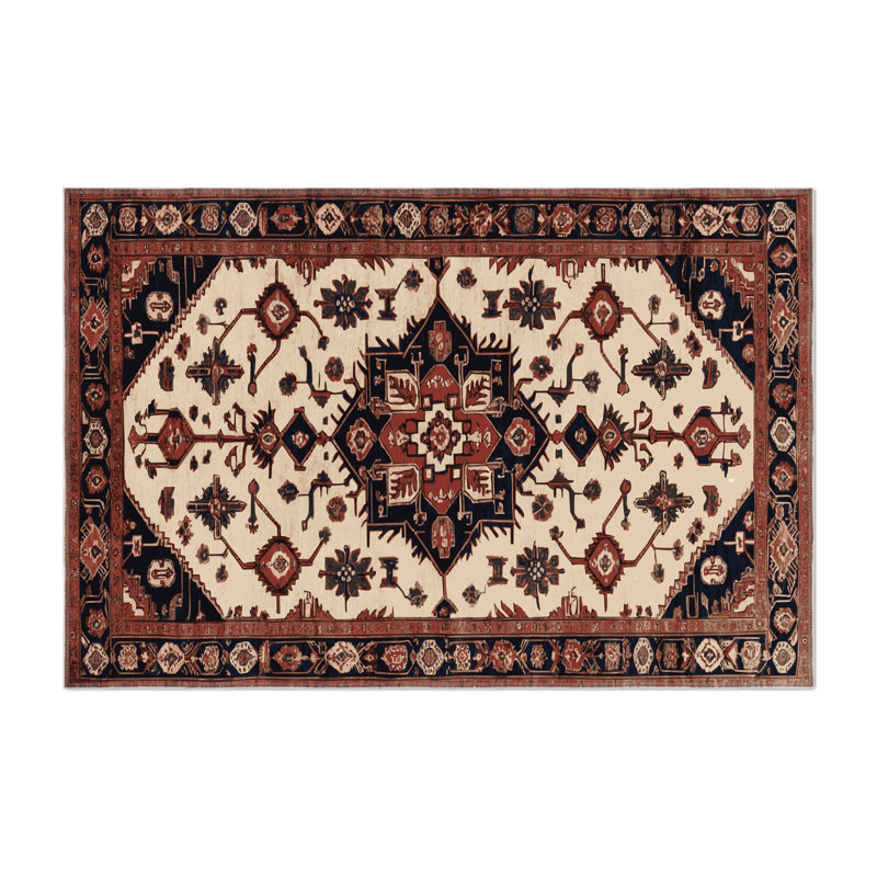 Turkish Brown Indoor and Outdoor Area Rug, Rectangle 9' x 12'