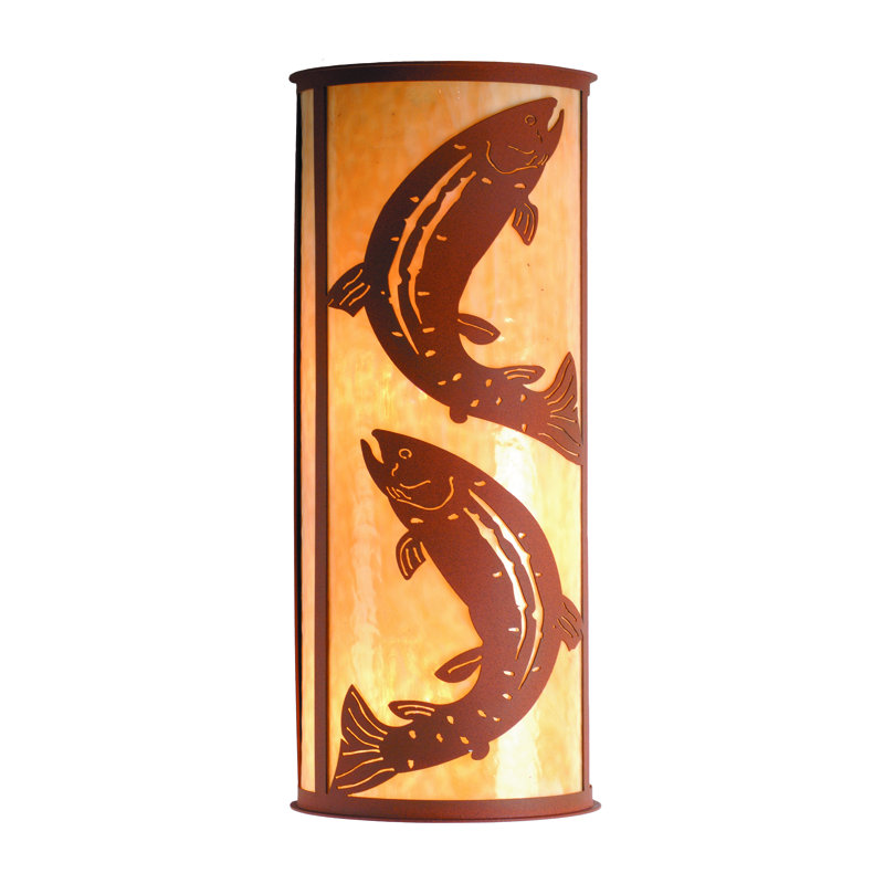 Rustic Lodge 4 - Light Flush Mounted Sconce