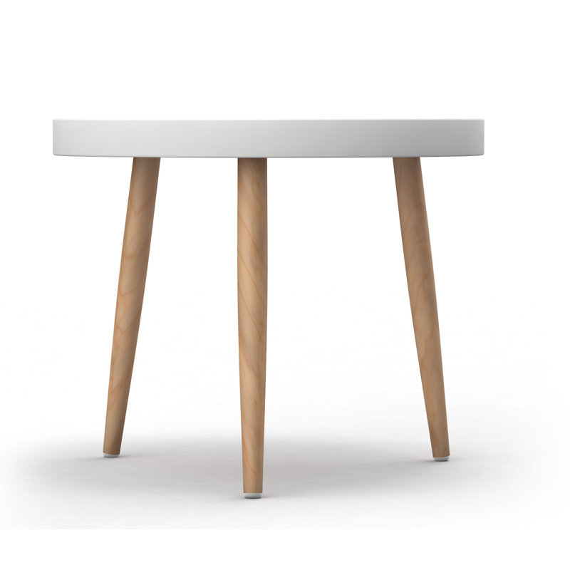 Table de bout ou de bout Masam Series pour l'intérieur ou l'extérieur avec pieds en métal durables