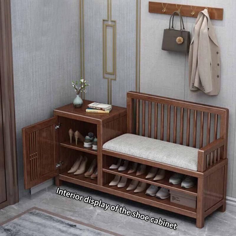 Nouveau banc de rangement pour chaussures rétro de style chinois