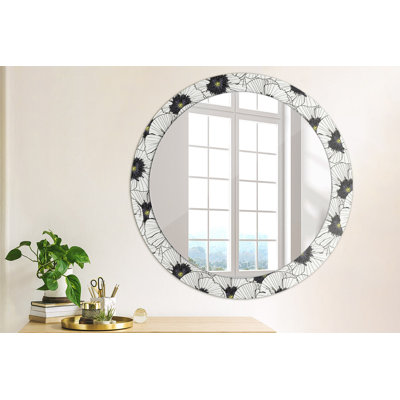 Huldar Glass Flat Wall Mirror