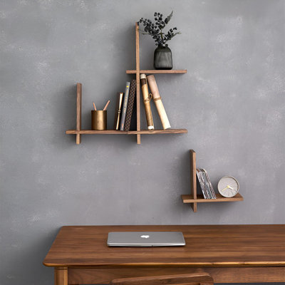 Solid Wood Floating Wall Shelf