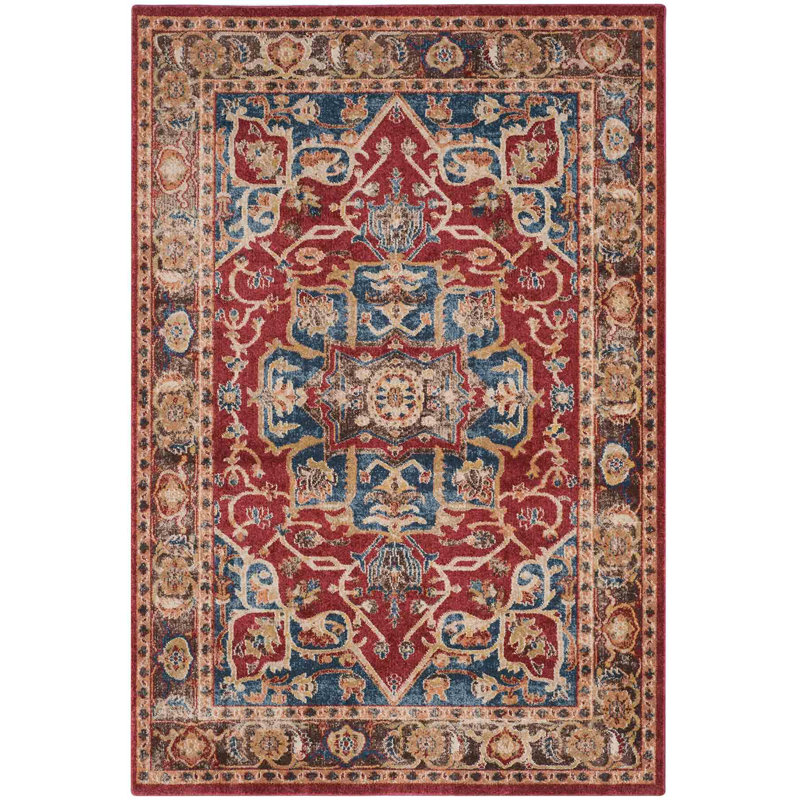 Safia Oriental Hand Woven Area Rug, Rectangle 201 x 274 cm