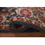 Tapis oriental bleu à motif floral All-Over 6 x 9
