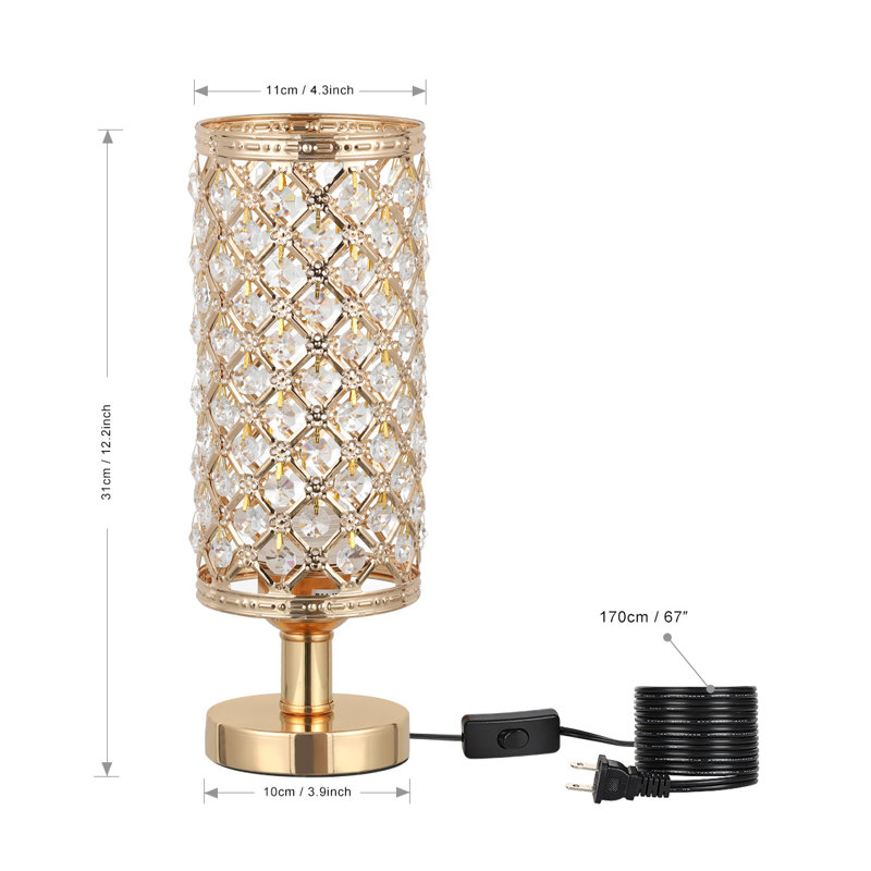 Daisy-Marie Metal Table Lamp