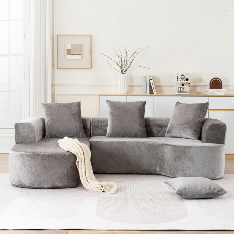 Modular Sectional Sofa With L-Shape Chaise
