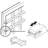 Window Grid Retainer Clips, Clear Plastic, 7/8 in.