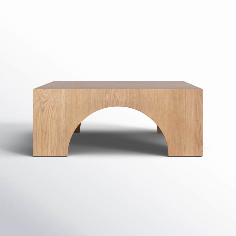 Metinaro Solid Wood Single Coffee Table, Natural