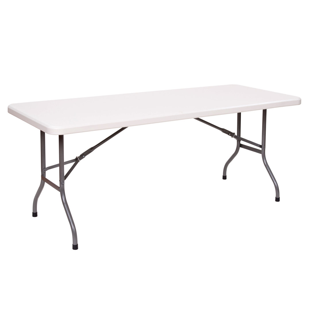Rhinolite Plastic Rectangular Portable Folding Table PRE Sales 