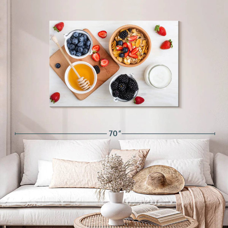Yarlin Berry Cereal Breakfast, 30" H x 45" W