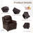 Alexzia Kids 14.2'' Recliner Chair with Collapsible Footrest-944500376