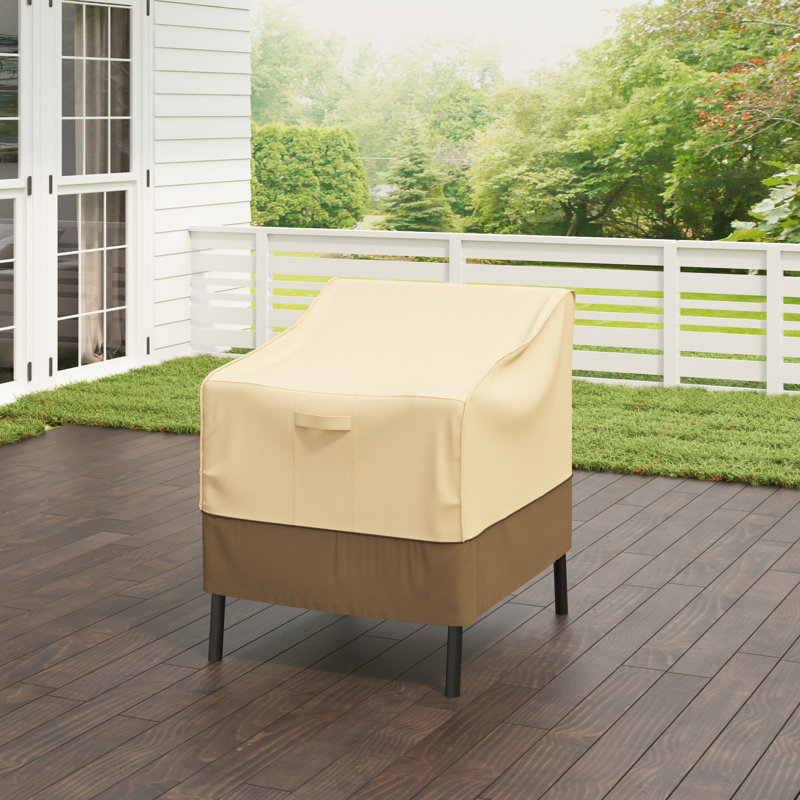 Housse pour meubles d'extérieur Paulding, H 30 po x l 30 po x P 35 po, Beige / Cannelle