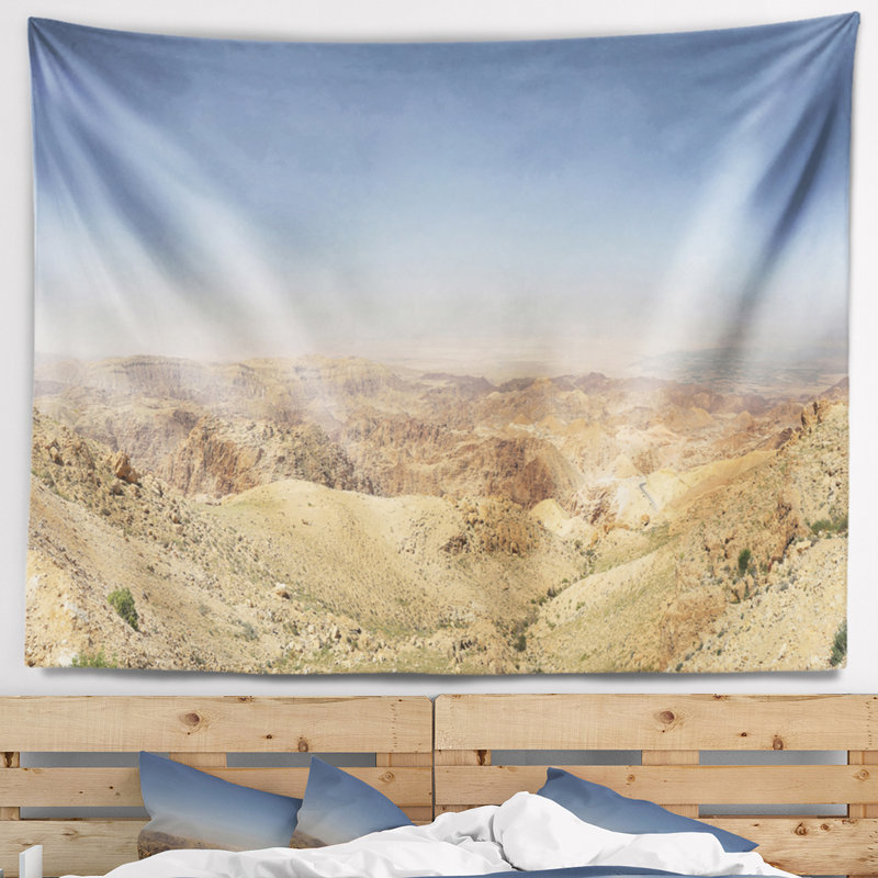 Tapisserie de la jordanie the landscape, H 78 po x l 92 po
